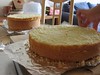 Splitting the cake layers