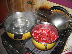 Pots on the stove