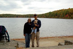 The family at Walden Pond
