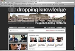 Neues Design der dropping knowledge-Seite