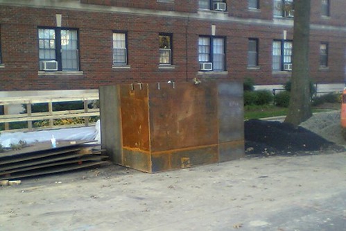 Ersatz Richard Serra / Robert Smithson installation