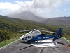 Helicopter and Volcano