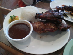 BBQ chicken with adobo sauce on the side - Pinpin 02/12/2006
