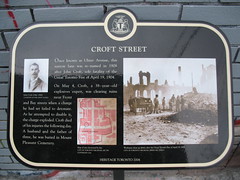 Croft St Plaque