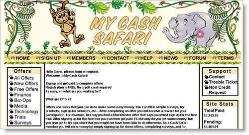 My Cash Safari (by Dosh Dosh)