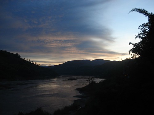 The Mekong at sunset