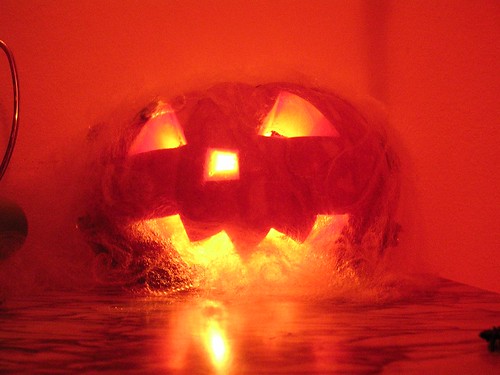 Halloween Pumpkin Burning lamp helloween candle candela