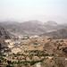 Looking towards the Afgan Border from Michni Post with the border town of Torkham in the valley