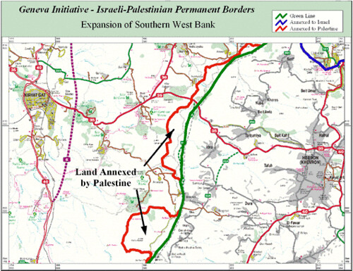 Geneva Accord - Southern West Bank