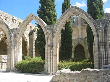 Bellapais Abbey, Kyrenia, cyprus