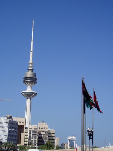 Liberation Tower.. built after US liberated Kuwait and gave it back to the earlier Kuwaiti rulers