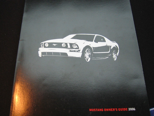 2006 Ford Mustang Owner's Manual Cover