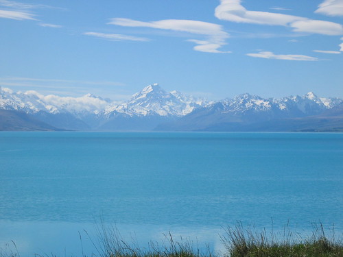 Mount Cook from our lakeside base