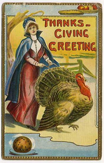 Thanksgiving - Woman Turkey