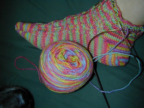 Socks with Miss Babs Sock Yarn