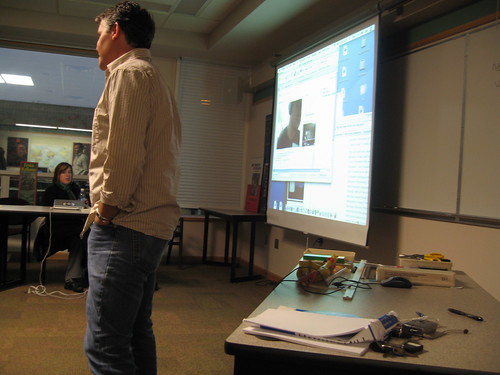 Image of Jim Spadacinni and Sed Chan during a Video Chat