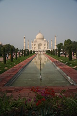 Taj in reflecting pool