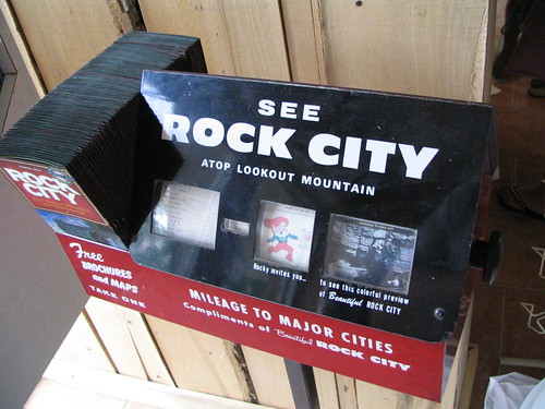 Rock City Brochure dispenser