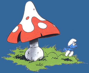 smurf-mushroom