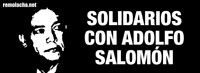 Solidaridad con Adolfo Salomón
