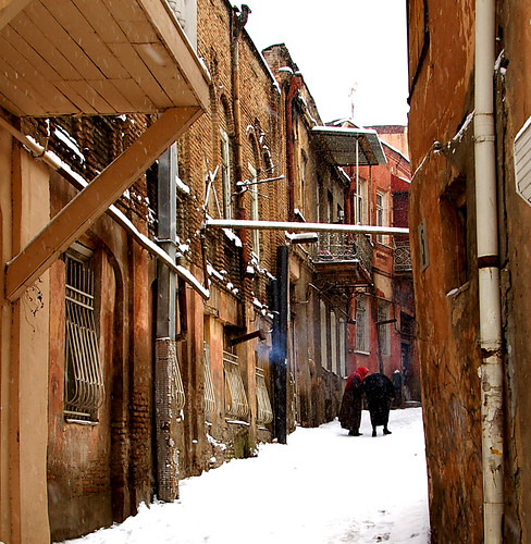 Old Town in Snow