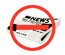 Dilarang membaca koran online