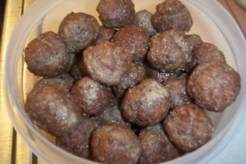finished meatballs!