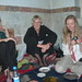 Amanda, Anne and Mary at the Afgan Restaurant, Peshawar