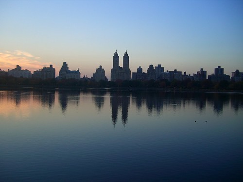 Central Park at sunset