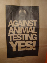 Against Animal Testing...