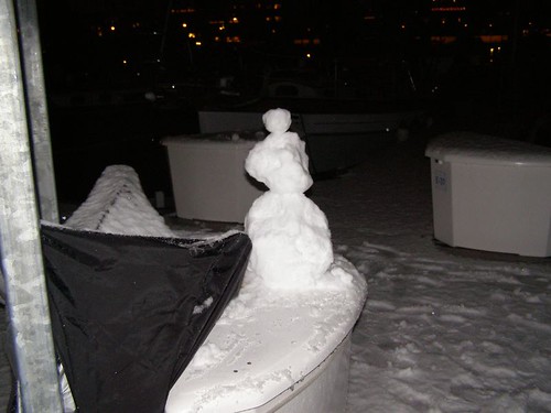 Sad snowman