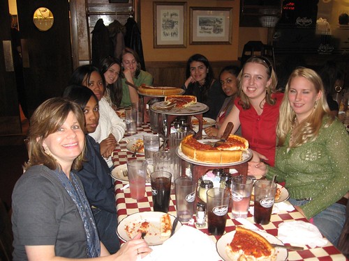Group at Pizza