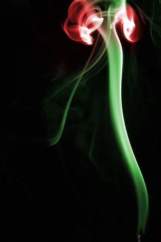 Smoke Abstract, Rose (by hermanau)