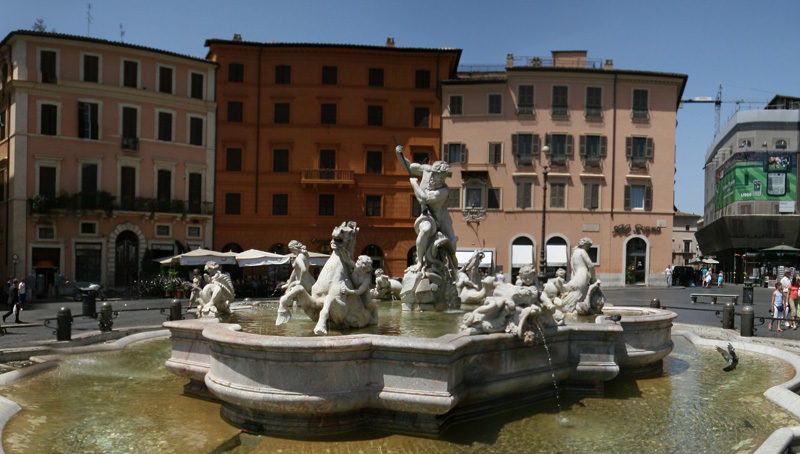 Neptune Fountain in Piazza Navona