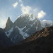 Lady's Finger Mountain and Hunza Peak at Sunset