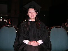 Jenny at Graduation Ceremony