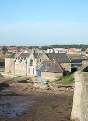 Old Lifeboathouse Cottage from Berwick town walls