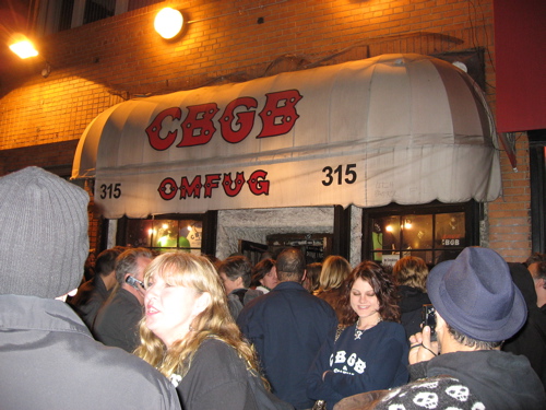 Last Show at CBGB, October 15, 2006, Patti Smith, et al.