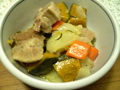 豚肉と野菜の蒸し煮