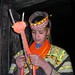 Kalasha girl weaving