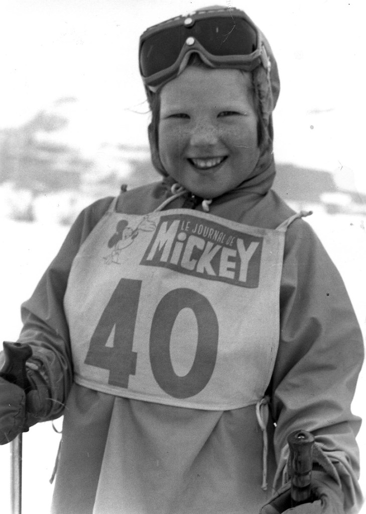Me at the age of 4 on my first skiing holiday at Les 2 Alpes, France (1973)