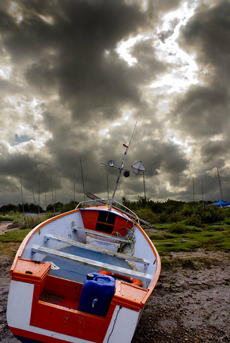 Boat on a Stormy Day