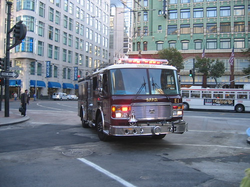 A San Francisco Fire Truck