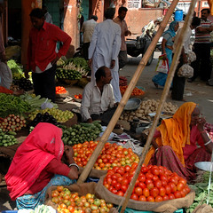 Market in the Old City, Jaipur