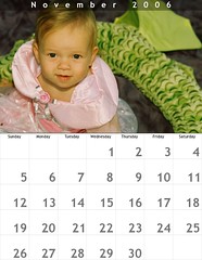 Kathryn Calendar - November 2006