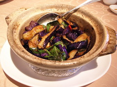 braised eggplant in soy sauce