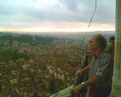 My old man on top of the dome