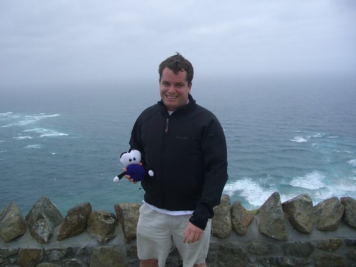 Pat and Squage at Cape Reinga