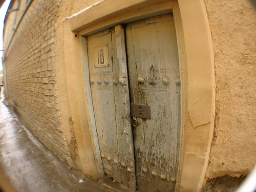 A door in Buhara, Uzbekistan