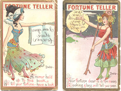 Vintage Fortune Teller postcards